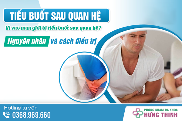 Vì sao nam giới bị tiểu buốt sau quan hệ? Nguyên nhân và cách điều trị hiệu quả